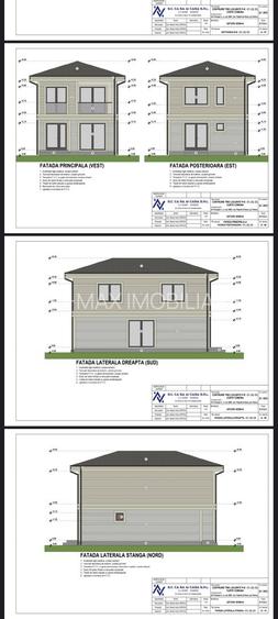 Teren 1000 mp cu Autorizatie valabila de Construire pentru 3 Case P+1 - 3