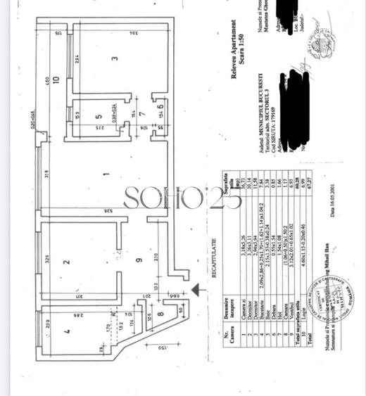 Apartament 3 camere | Dristor – Camil Ressu | 68 mp | 2 AC | Lângă IOR - 1