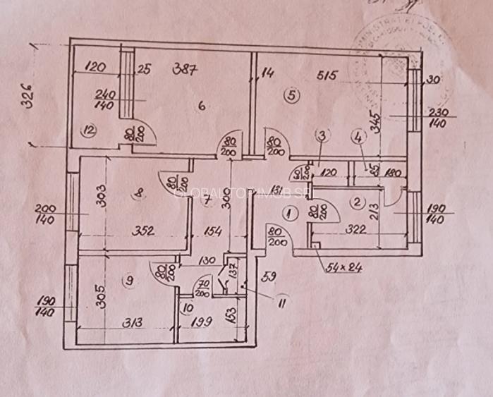 Apartament de 4 cam, suprafata 80mp, cu centrala termica, cartier Titan - 10