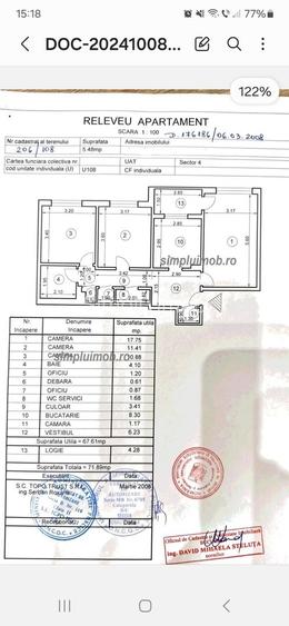 3 camere Decomandat Sun Plaza an 1982 - 1