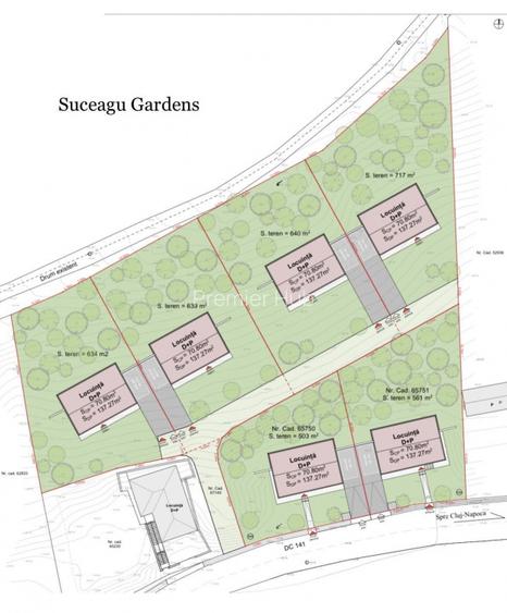 Suceagu Gardens – Ansamblu rezidențial | Case individuale | 500–700 mp teren - 4