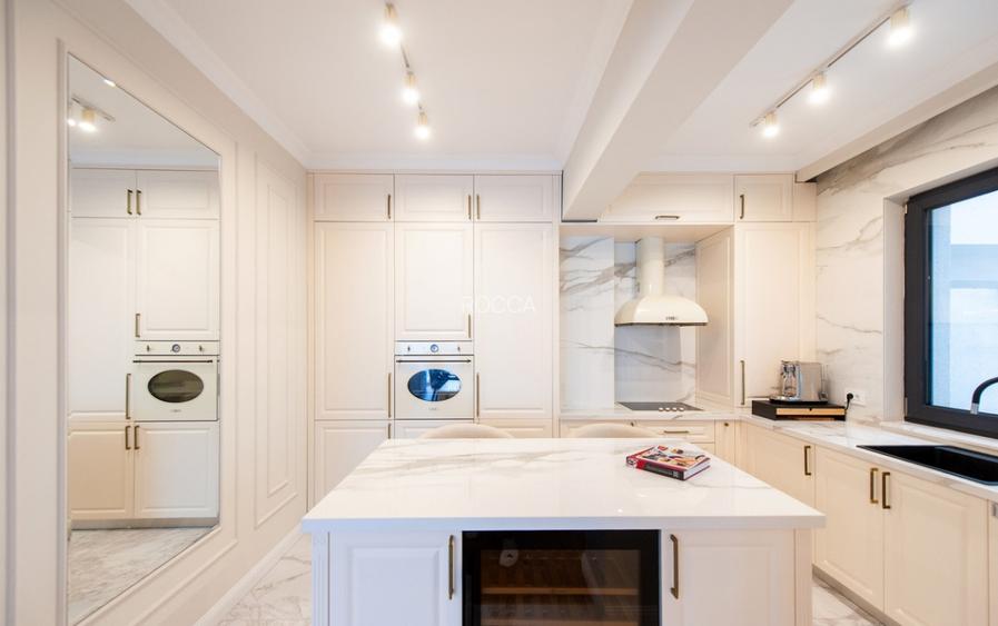 Apartament de 4 camere, 130 mp, 2 locuri de parcare, centrala, zona Baneasa - 6