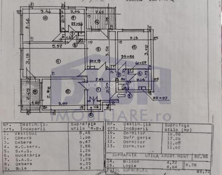 APARTAMENT 4 CAM,  BRANCOVEANU LUICA - 12