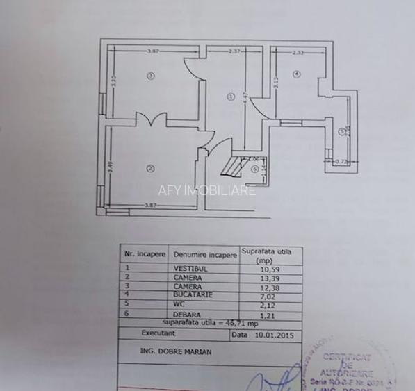 De vanzare Apartament 2 camere, demisol inalt, Mitropolie ULTRACENTRAL - 9