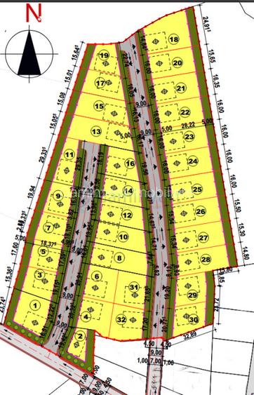 Parcele de teren intravilan, la intrare in Paleu, 5 minute de Oradea - 2