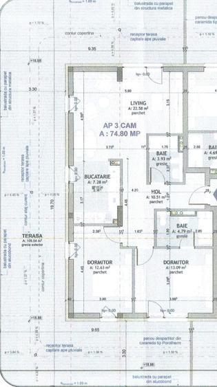 Apartament 3 Camere, 73mp, Zona Centrala - 2