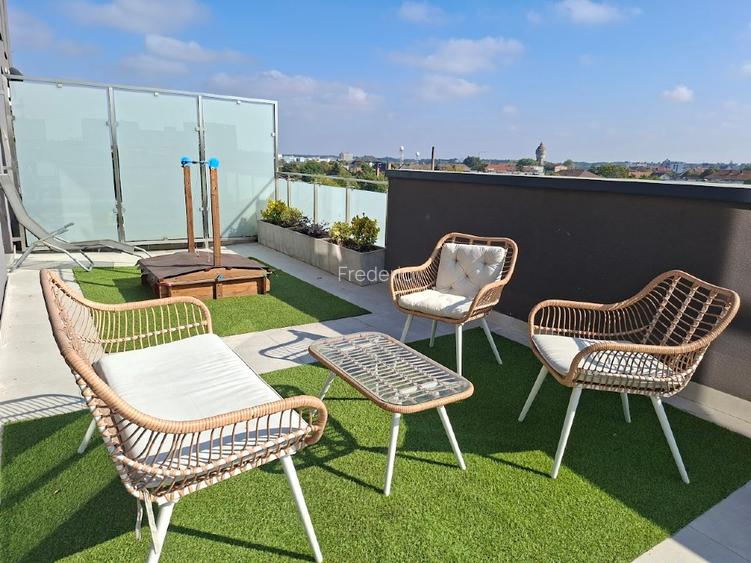 3 camere cu terasă panoramică 55 mp tip Penthouse – Vivalia Grand - Langa Centru - 10