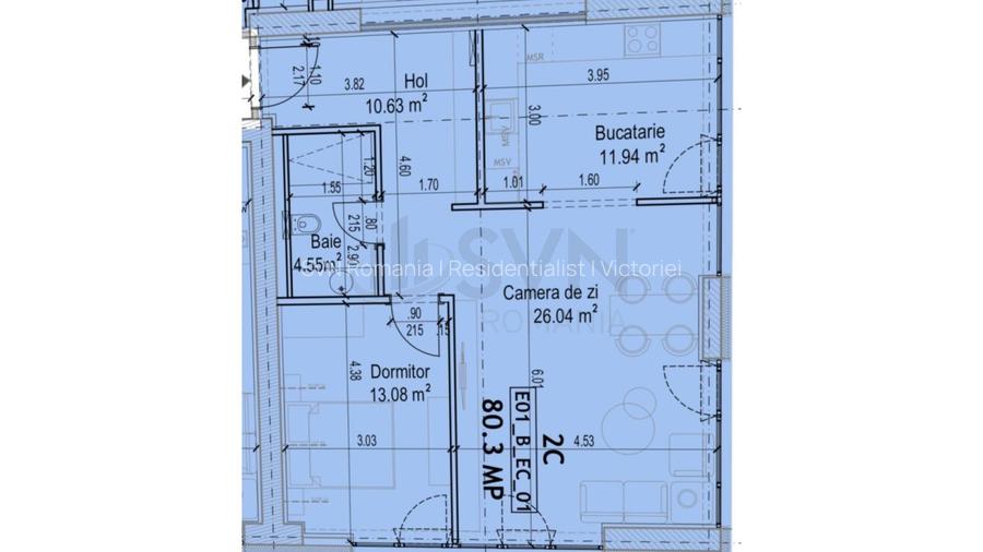 REA1020352 Apartament 2 camere 80 mp One Lake District vedere lac - 8