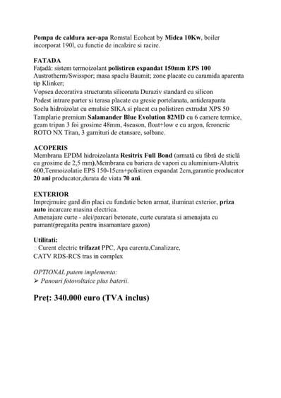 Case tip duplex  - 340.000 euro - direct dezvoltator - 13