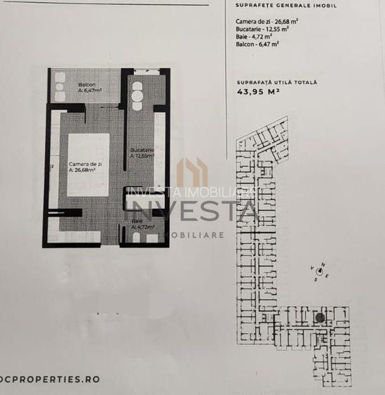 Oportunitate de investire! 43.95 pret 2600 euro mp! Cu cf august 2026! - 1