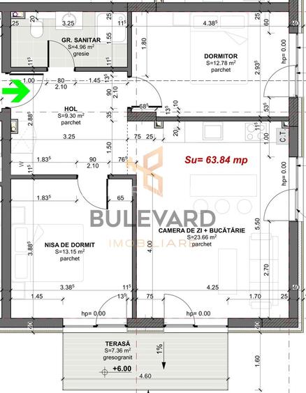 Comision 0. Apartament 3 camere, bloc nou in Apahida! - 1