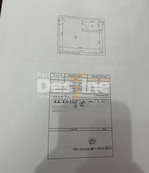 Apartament 1 camera 29,4 mp MOBILAT și UTILAT - Bucium-Visan - 6