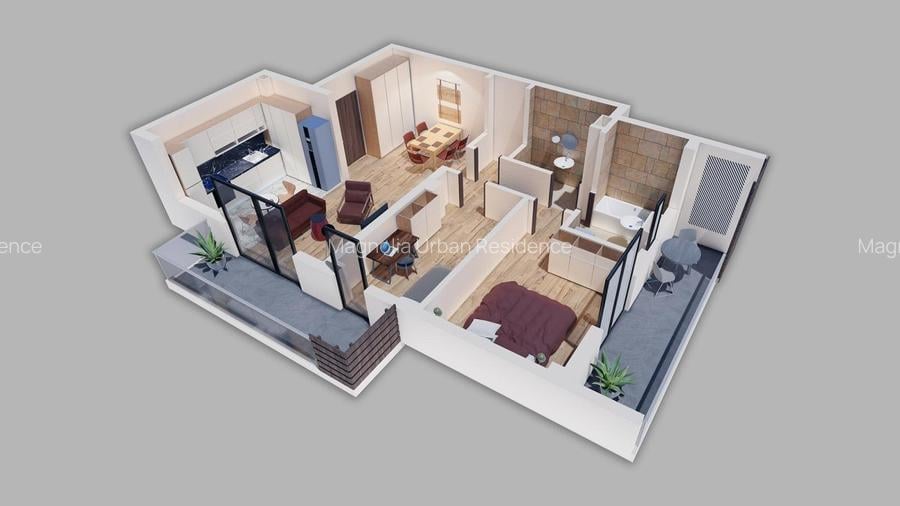 25E - 3 camere  Bucurestii Noi, Metrou Straulesti Sisesti - mutare imediata - 3