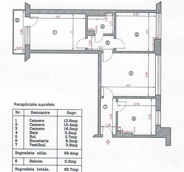 3 camere Lizeanu / Stefan cel Mare - 7