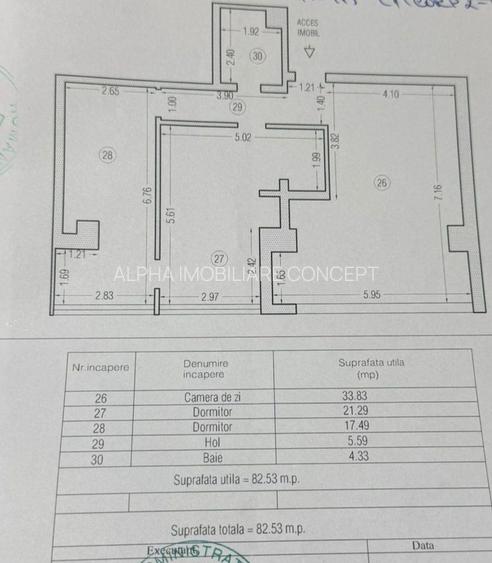APARTAMENT 3 CAMERE 82 MP / LOC PARCARE INCLUS - TOMIS NORD - 18