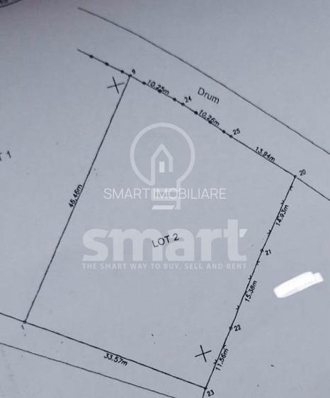 Teren intravilan de vanzare Aiton, judetul Cluj  1500 mp  Locatie excelenta - 2