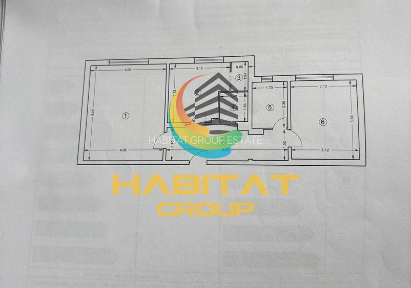 2 camere la 8 minute de metrou Eroii Revolutiei 61mp an 1990 - 5