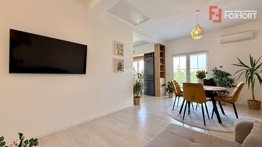 Duplex de vanzare, 3 camere + 2 bai - mobilat si utilat - Mosnita Noua - 6