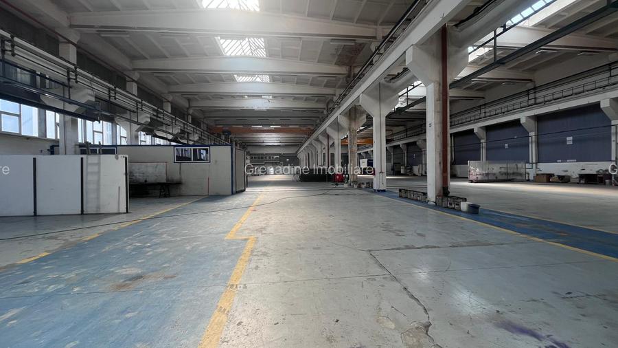 Hală industrială de închiriat – 3739 mp, pod rulant, acces TIR-Zona Astra - 3