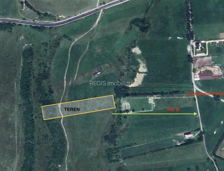 Investitie: 1 Ha Teren intre Rasnov si Bran, Panorama Bucegi - 4