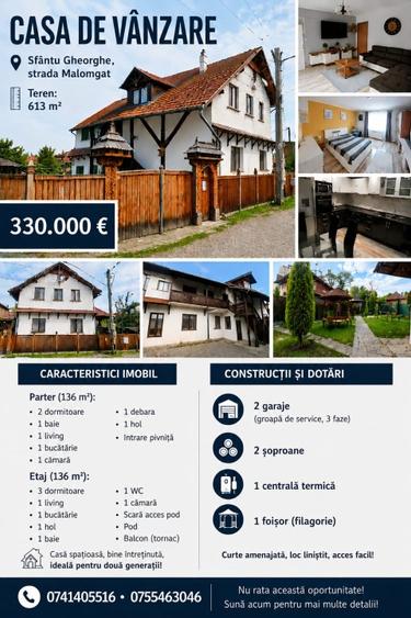 Casă în centrul orașului Sfântu Gheorghe