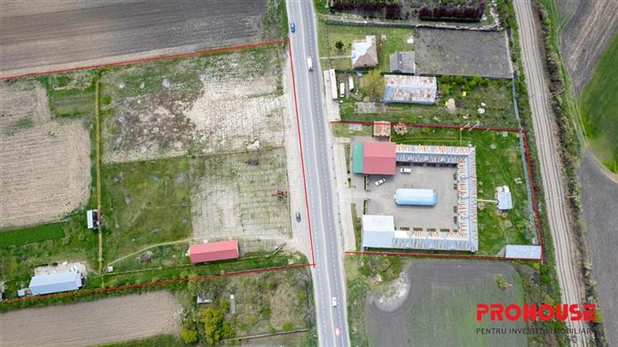 Pensiune + 4,7 Ha teren E85 Roman - Neamț - Afacere la cheie
