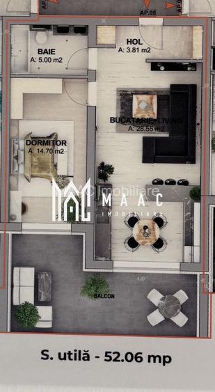 Apartament 2 Camere I La cheie I Loc de parcare | zona vest - 8