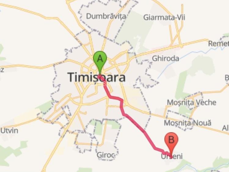 Ocazie, teren intravilan, 5.000 mp (50 euro/mp), Urseni, comision 0% - 4