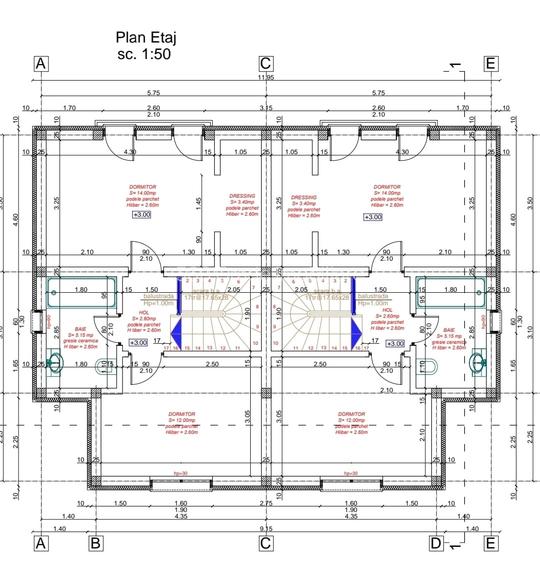 Duplex toate utilitățile 4 camere/2bai Moșnița - 11