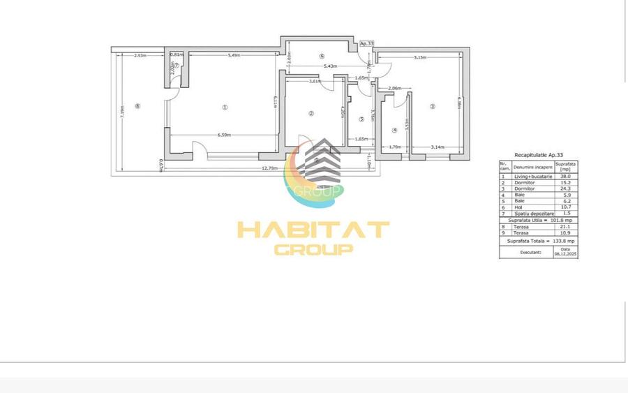 Apartament 3 camere - Terasa - Penthoune - 9