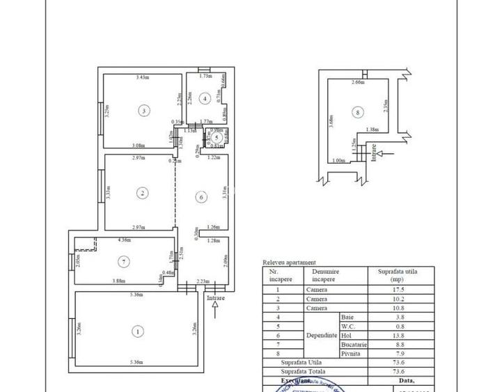 Apartament decomandat cu 3 camere 2 bai in Terezian - 18