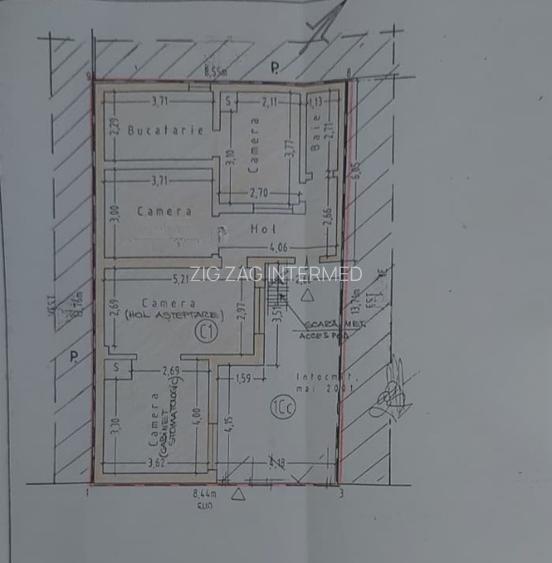 Zona Trocadero , imobil 90 mp., IDEAL BIROURI, curte - 18