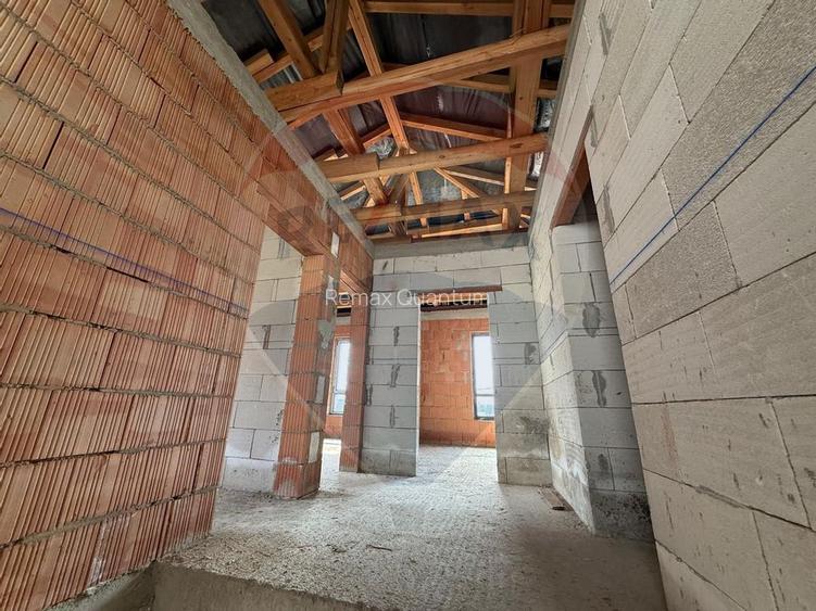 Casă de vânzare semifinisată, 4 Camere 145 mp utili,Făcliei - 5