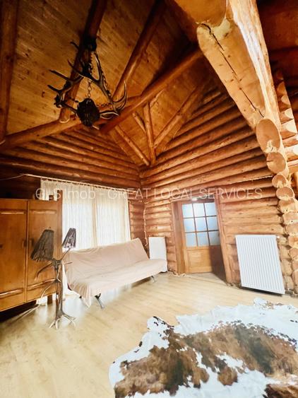 Cabana vânătorească din lemn cu vedere spectaculoasa, langa Castelul Cantacuzino - 23