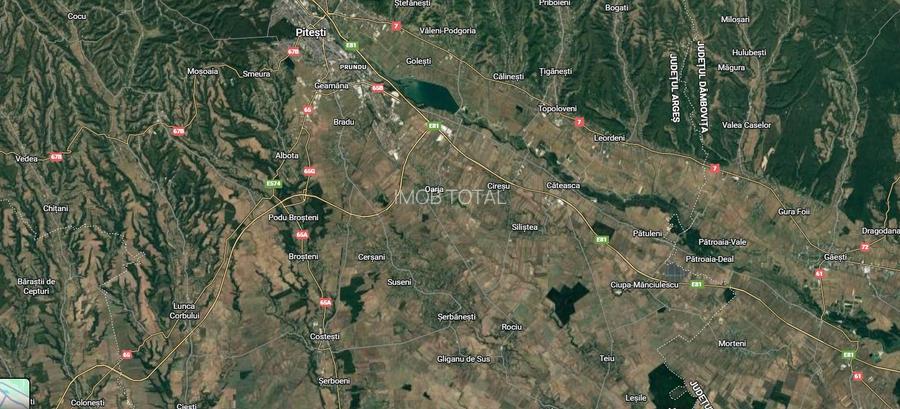 Teren intravilan de vânzare – Șerbănești, com. Rociu |  30 km de Pitești - 3