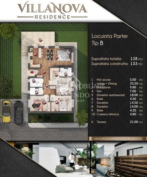 Vand CASE TIP PARTER cu HVAC, 4 camere - Tunari - 32