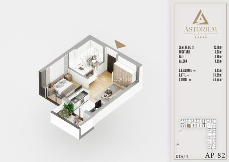 Garsonieră Premium în Ansamblu Rezidențial Nou | Finisaje de Lux | Comision 0% - 16