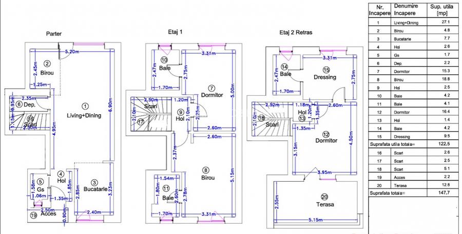 Vila P+2 122 mp Utili | Curte | 2 Parcari | Alexander Residence - 20