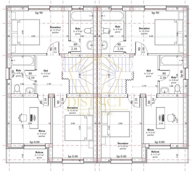 Duplex modern cu 5 camere si 3 bai | Sacalaz - 9