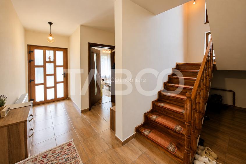 Casa individuala moderna de vanzare in Sura Mica teren pod si pivnita - 19
