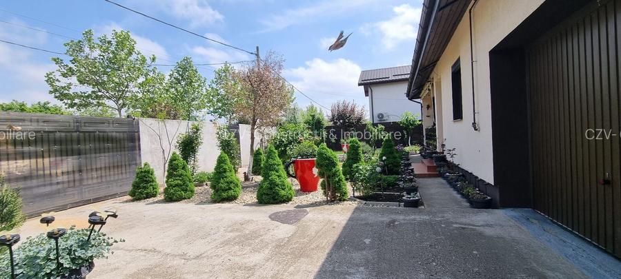 Parter cu structură pentru etaj, curte amenajată și organizare impeca - 48