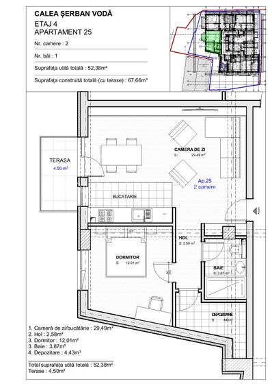 Parcul Carol - Tineretului vanzare apartament 2 camere - 2