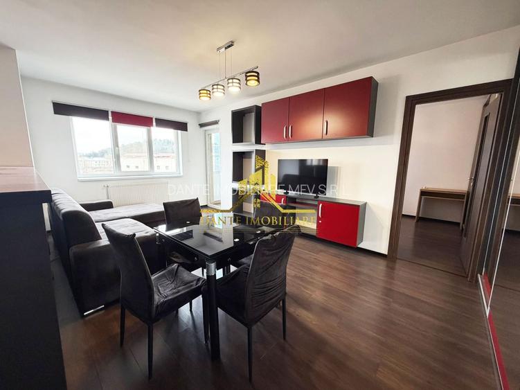 2 camere, spatios, mobilat modern, bloc nou, balcon, zona VIVO - 9