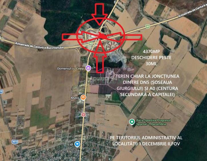 Teren la Joncțiunea dintre A0 și DN5 - 4