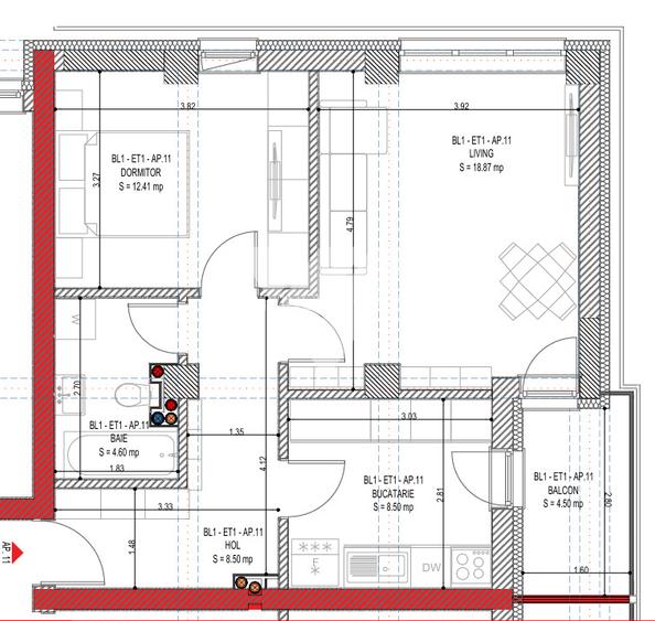 Apartament premium 2 camere cu balcon etaj 1 - zona Calea Surii Mici - 2