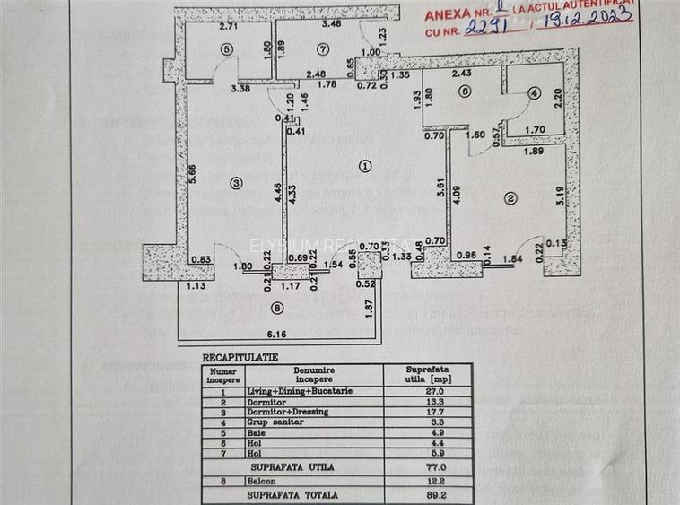 Apartament 3 Camere de Vanzare Cortina 126 - 26