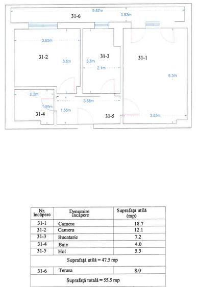 Apartament 2 Camere Lux | Unirii | Bloc 2021| Parcare - 20