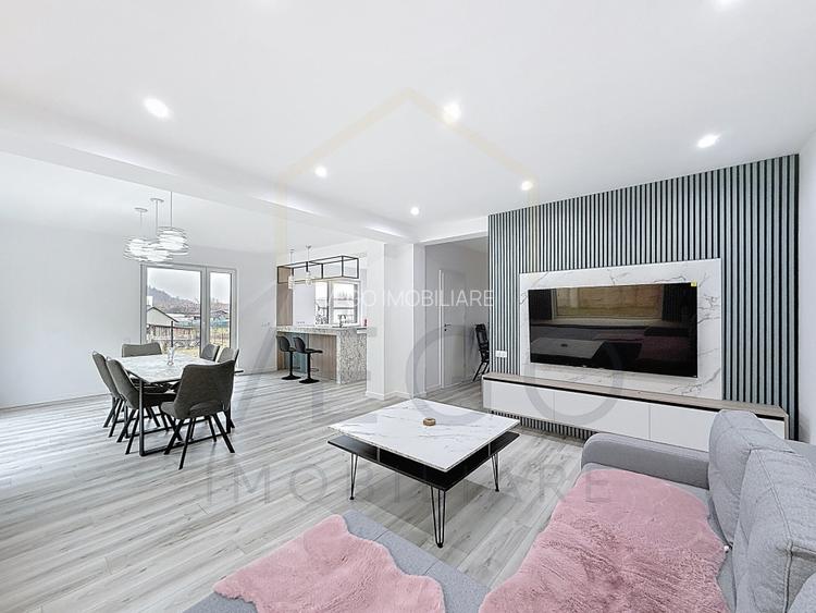 Casa noua cu 3 dormitoare + living, curte generoasa, in Gilau - 3