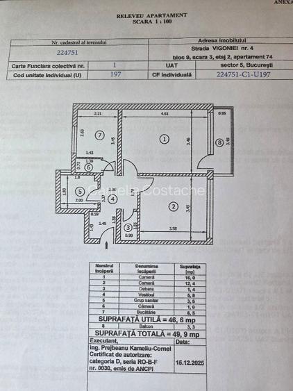 Apartament 2 camere, nelocuit - 2