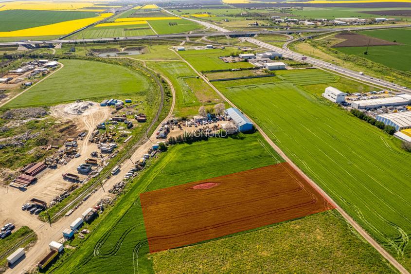 Palas vaporas, teren industrial logistic acces facil Autostrada - 12